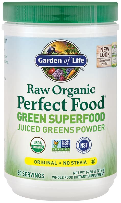 Raw Perfect Food Green Superfood Powder (Organic), 14.6 oz (414 g ...