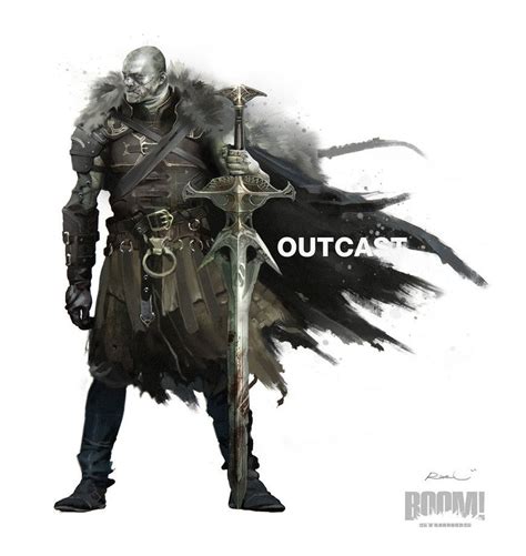 CHARACTER MODEL — Outcast by Rael Lyra | Illustration techniques ...