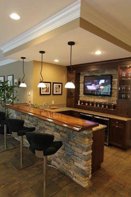 Downstairs Bar Ideasstone Wrap Bars For Home Home Home Bar Designs