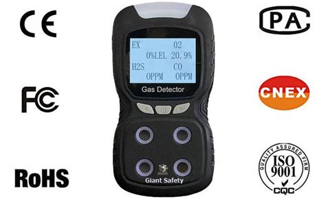 4 Gases Multi Gas Detector Giant Safety Limited