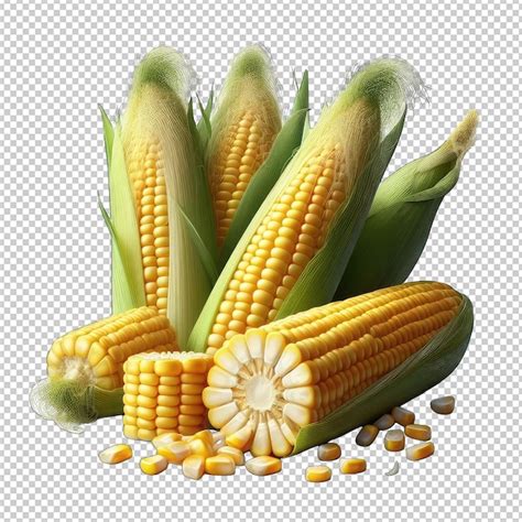 Premium Psd Crisp Corn Kernel Clipart Png