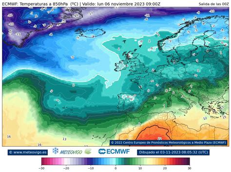 Estas son las nevadas que podemos esperar durante los próximos tres