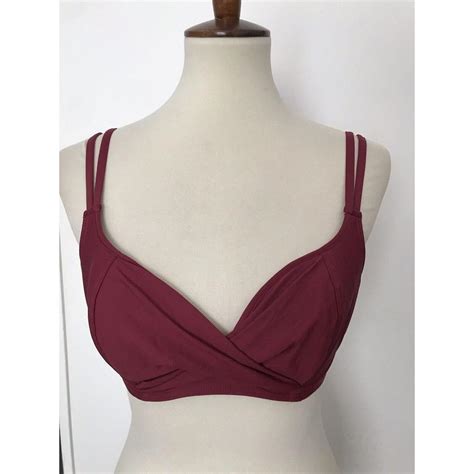 Birdsong Wrap Padded Underwire Bikini Top Depop