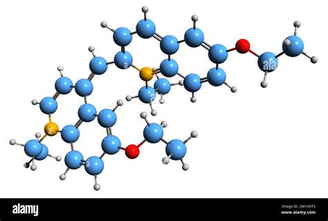 3D image of Pinahrom skeletal formula - molecular chemical structure of ...