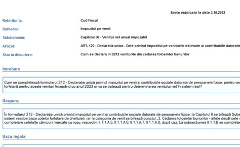 Cum se declară in Declarația Unică 212 veniturile din cedarea