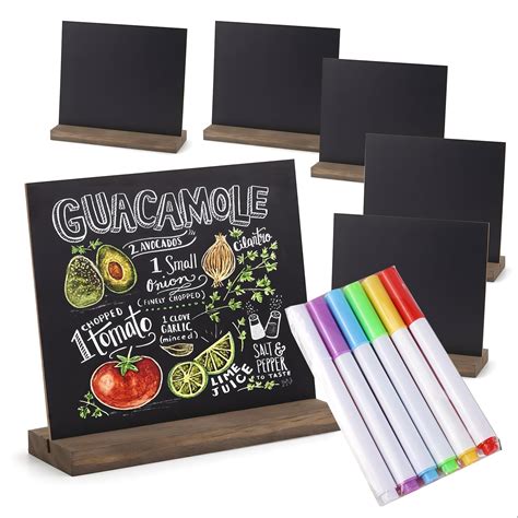 Amazon Nvaav Vintage Wooden Mini Chalkboard Signs Set Of