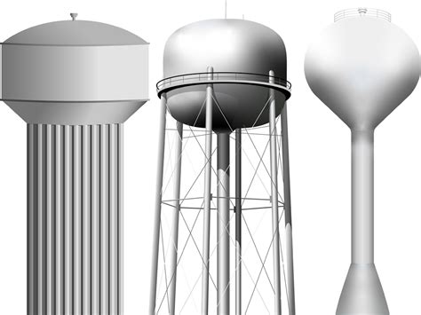 How To Draw A Water Tower