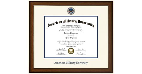 Dimensions Diploma Frame In Westwood American Military University