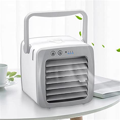 Lhwgjqy Portable Air Cooler Desktop Super Quiet Mini Air Conditioner Ice Air Cooler Fan For Home