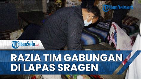 Razia Di Lapas Sragen Tim Gabungan Temukan Senjata Tajam Rakitan Youtube