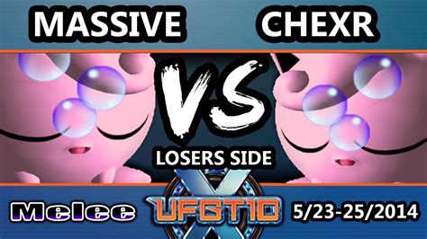 Ufgtx Massive Jigglypuff Vs Chexr Puff Ssbm Losers Smash Melee