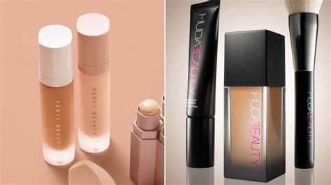 The Differences Between Huda Beauty And Fenty Beauty Foundation Allure