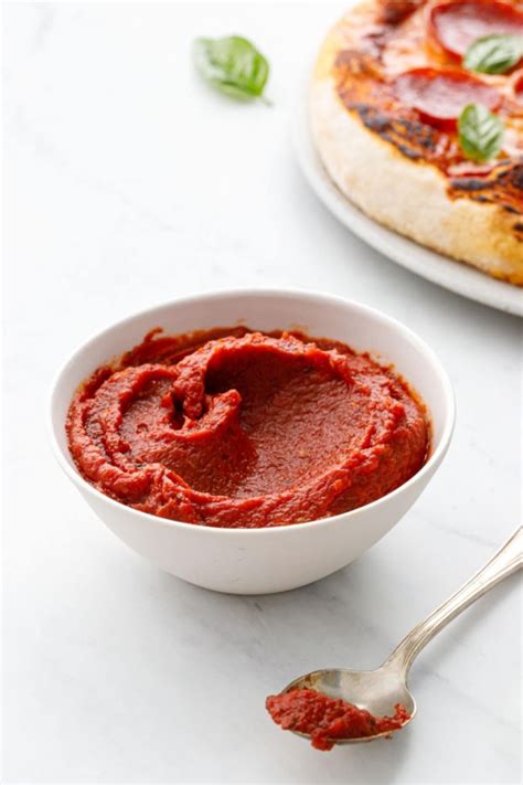 Extra Thick Homemade Pizza Sauce Love And Olive Oil