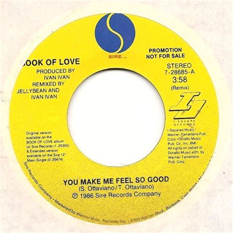 Book Of Love You Make Me Feel So Good 1986 Vinyl Discogs