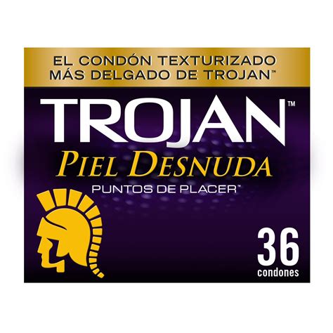 Condón Trojan® Piel Desnuda® Puntos De Placer Paquete Con 36 Piezas De