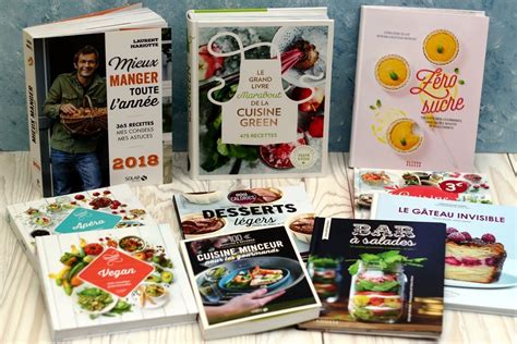 Ma sélection de livres recettes pour manger équilibré Amandine Cooking