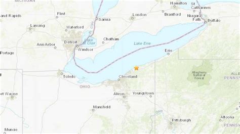 Small earthquake hits northeast Ohio