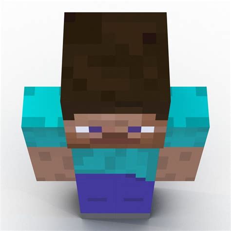 Minecraft Steve 3d Model 29 Ma Max Obj Fbx C4d 3ds Free3d