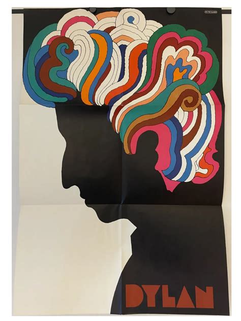 Dylan Original Psychedelic Poster Of Bob Dylan By Milton Glaser 1967