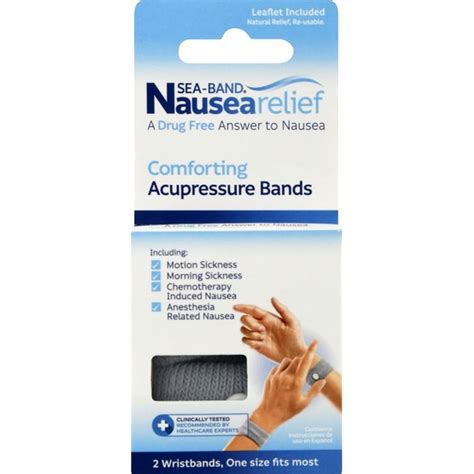 Sea Band Acupressure Wristbands For Nausea And Vomiting Each From Cvs