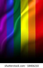 Gay Pride Flag Waving Wind Stock Illustration Shutterstock