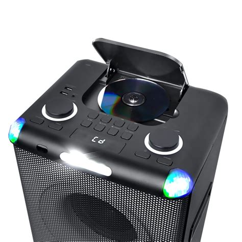 Enceinte Bluetooth Muse M Dj Party Box Avec Cd Radio Fm Usb