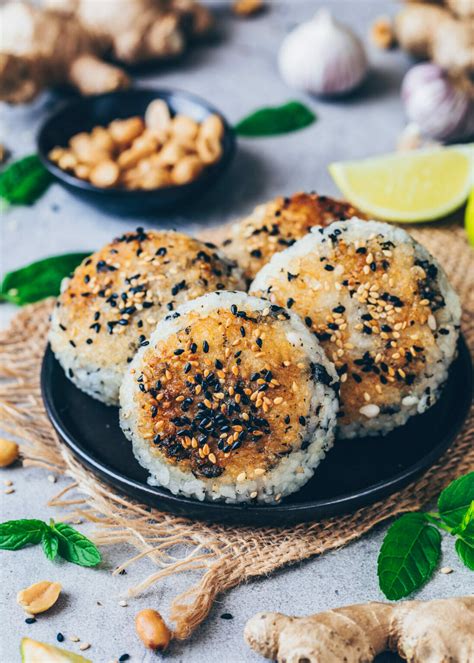 Onigiri Knusprige Japanische Reisbällchen Vegan Bianca Zapatka