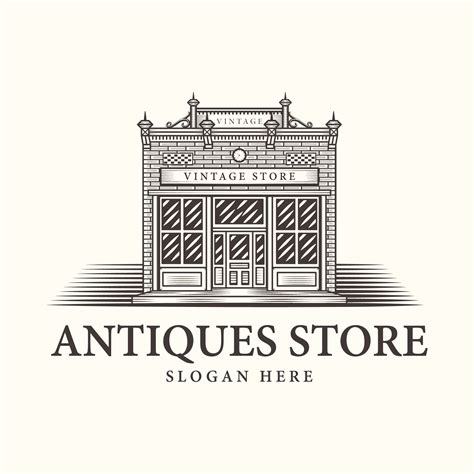 Antiques store vintage logo 25682921 Vector Art at Vecteezy