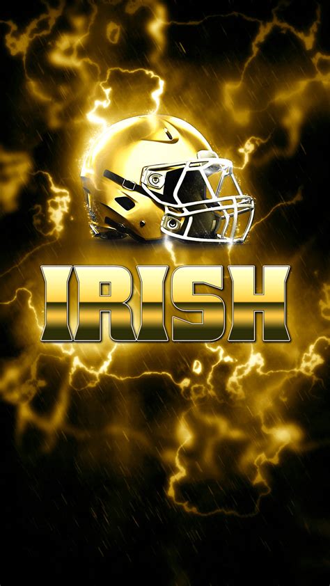 Download The Fighting Irish Devotion For Notre Dame Football Wallpaper