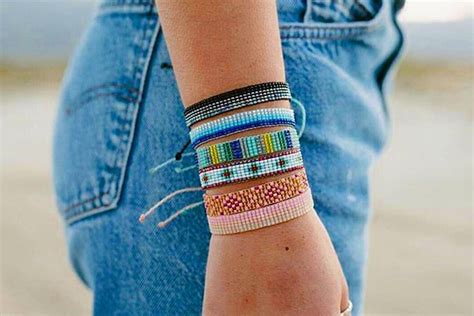 Beaded bracelets are perfect to mix up your stack and add some extra ...