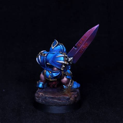 Painted Dwarf Paladin Miniature,painted Dnd Dwarf,painted Confrontation ...