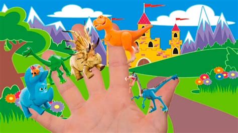 Dinosaur Finger Family Daddy Finger Song Nursery Rhymes - YouTube