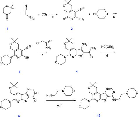 Scheme Synthesis Of Pyrido Thieno D Pyrimidines A