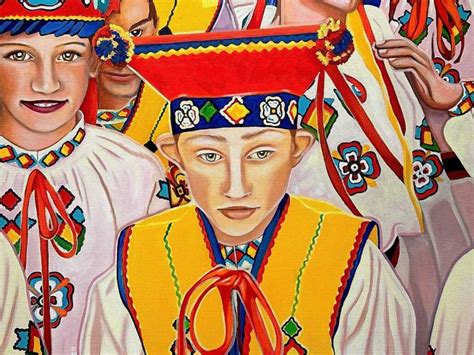 Painting Of Ukrainian Dancers The Art Of Brandy Saturley