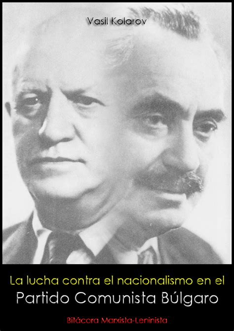 Bit Cora Marxista Leninista La Lucha Contra El Nacionalismo En El