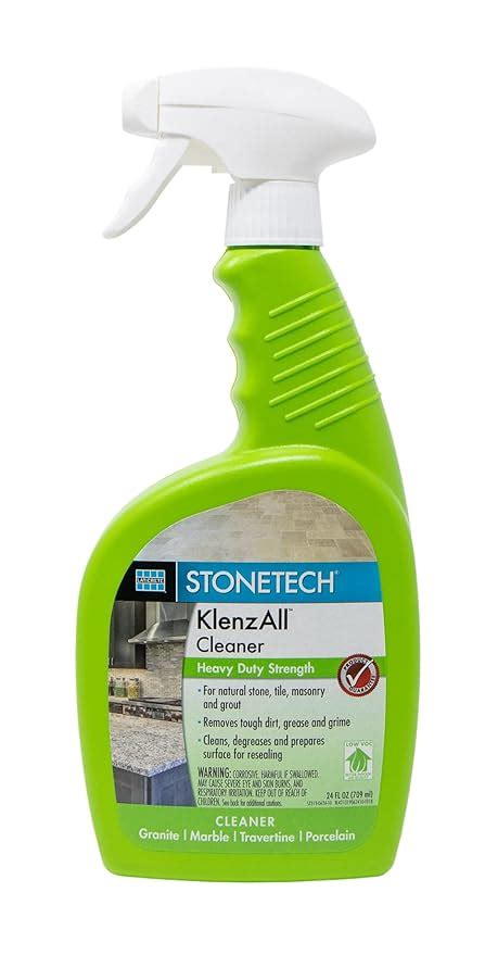 Stonetech Professional Klenzall Heavy Duty Stone And Tile Cleaner 24 Ounce Spray Bottle Amazon