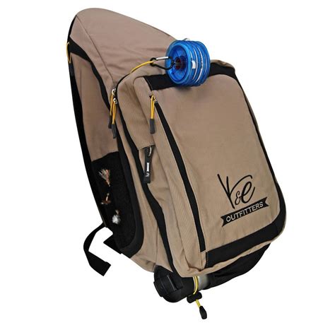 Fully accessorized Fly Fishing Sling Pack - K&E Outfitters