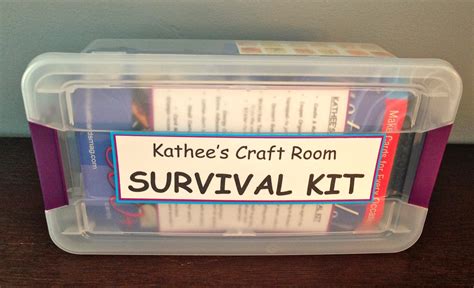 Our Hobby House: 'Craft Room Survival Kit' Retirement Gift