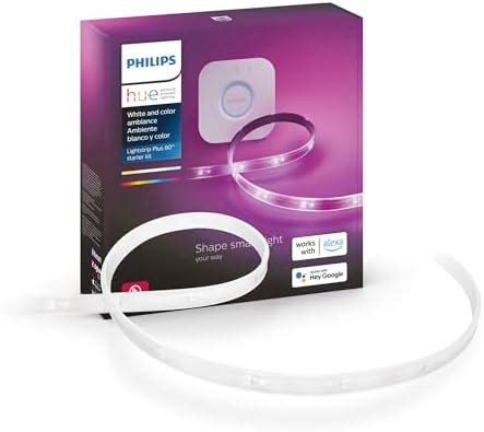 Philips Hue Lightstrip Plus V M Base Kit Bluetooth Enabled Colour