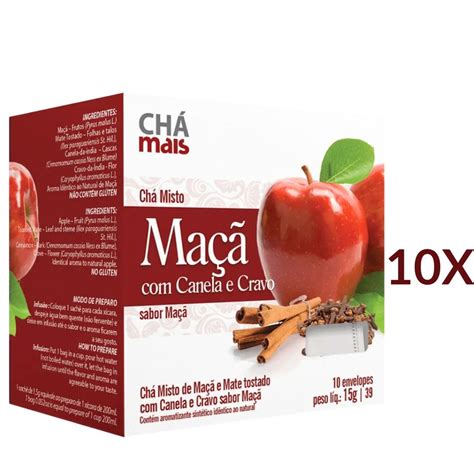 Para Que Serve Cha De Maça Canela E Cravo - Chá de Maçã Canela e Cravo Vegano Cx10 Sachês de 1,5g, Kit 10 | Shopee ...