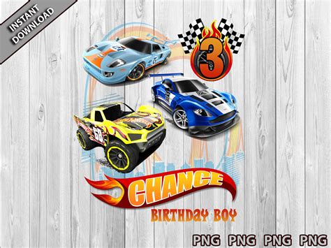 Hot Wheels Birthday Clip Art