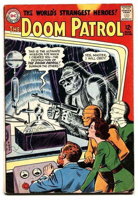 Doom Patrol First Issue Of Title St Brotherhood Of Evil Vg