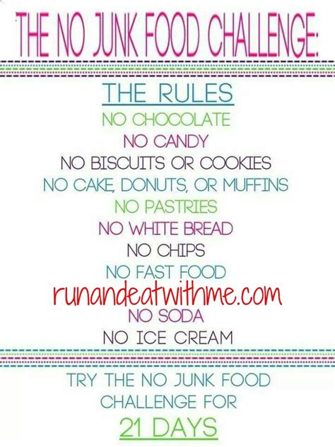 No Junk Food Challenge – Run and Eat with Me