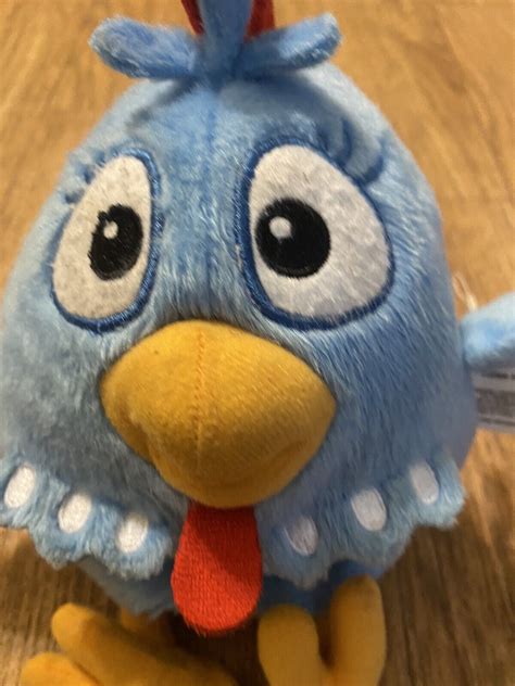 Official Lottie Dottie Blue Chicken Plush Galinha Pintadinha Stuffed