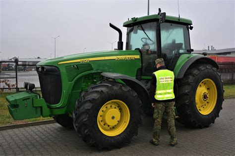 Drohusk Ukrainiec chciał wywieźć kradziony ciągnik wart prawie 200 tys zł