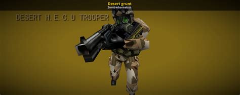 Desert Grunt Half Life Skin Mods