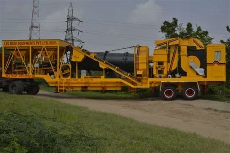 Leo Mobile Asphalt Hot Mix Plant No Of Bins Total Storage 4 Capacity 40 60 TPH At 5200000