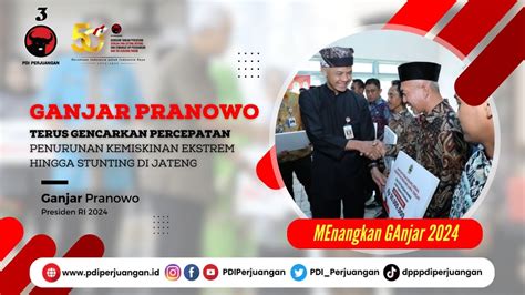 Ganjar Terus Gencarkan Turunkan Kemiskinan Ekstrem Hingga Stunting Di