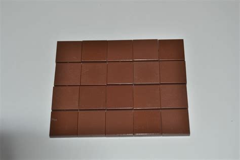 LEGO 20 X Fliese Mit Rille Rotbraun Reddish Brown Tile 2x2 With Groove