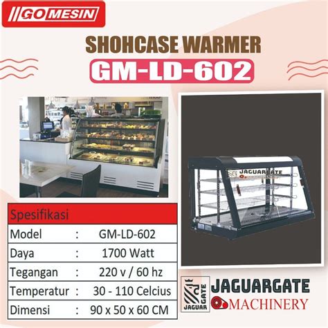 Jual Etalase Penghangat Makanan GM LD602 Showcase Warmer Food Display